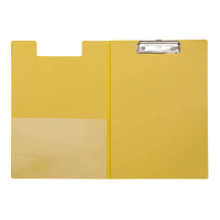 Maul porte-bloc avec rabat A4 format portrait - jaune 2339213 402141