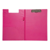 Maul porte-bloc avec rabat A4 format portrait - rose