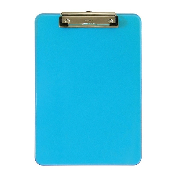 Maul porte-bloc néon A4 vertical - bleu transparent 2340631 402204 - 1