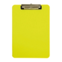 Maul porte-bloc néon A4 vertical - jaune transparent 2340611 402203
