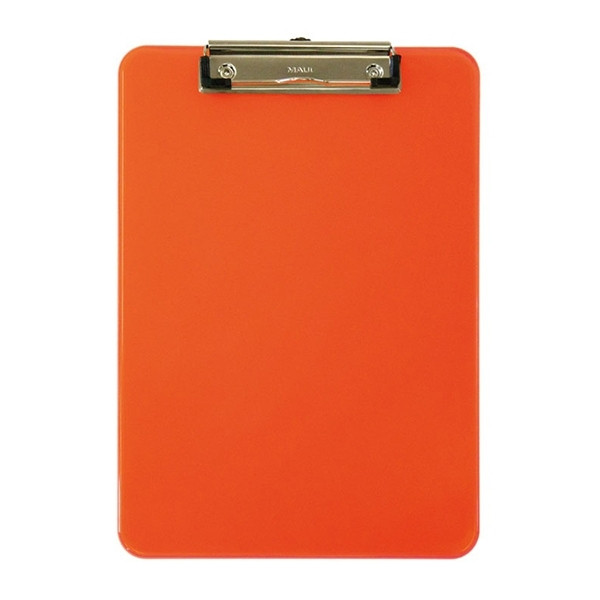 Maul porte-bloc néon A4 vertical - orange transparent 2340641 402205 - 1