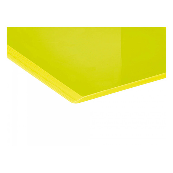Maul serre-livres acrylique 10 x 10 x 13 cm (2 pièces) - jaune fluo transparent 3513611 402339 - 4