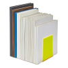 Maul serre-livres acrylique 10 x 10 x 13 cm (2 pièces) - jaune fluo transparent 3513611 402339 - 6