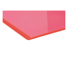 Maul serre-livres acrylique 10 x 10 x 13 cm (2 pièces) - rose fluo transparent 3513621 402340 - 4