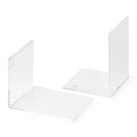 Maul serre-livres acrylique 10 x 10 x 8 cm (2 pièces) - transparent 3513305 402255