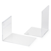 Maul serre-livres acrylique 12 x 12 x 17,5 cm (2 pièces) - transparent 3513705 402197