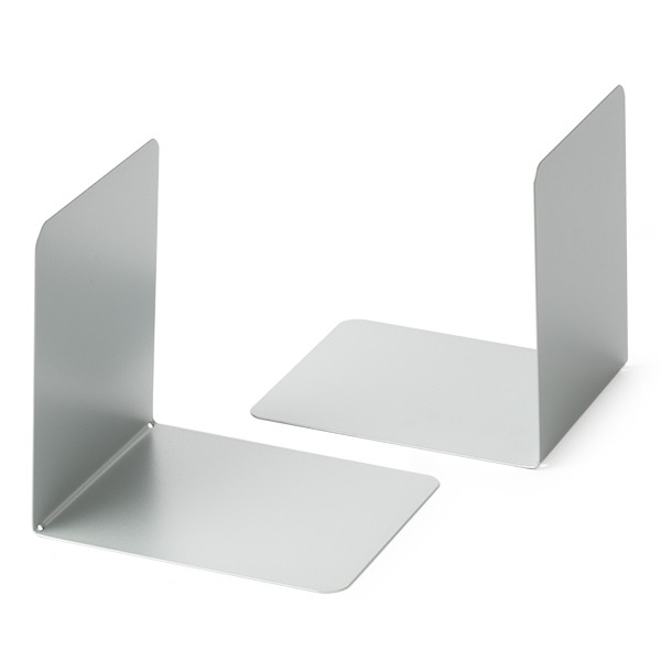 Maul serre-livres en métal 14 x 12 x 14 cm (2 pièces) - argent 3506295 402192 - 1