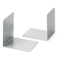 Maul serre-livres en métal 14 x 12 x 14 cm (2 pièces) - argent 3506295 402192