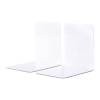 Maul serre-livres en métal 14 x 12 x 14 cm (2 pièces) - blanc 3506202 402274 - 2