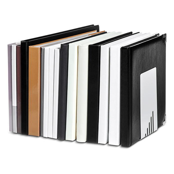 Maul serre-livres en métal 14 x 8,5 x 14 cm (2 pièces) - gris 3501082 402277 - 5