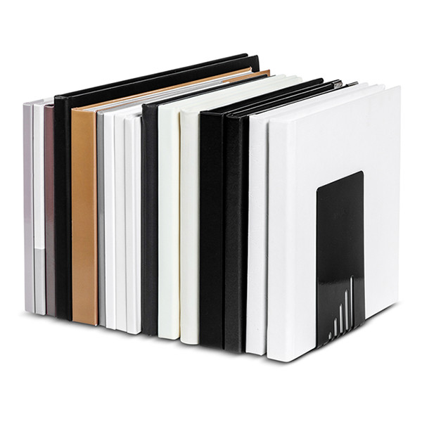 Maul serre-livres en métal 14 x 8,5 x 14 cm (2 pièces) - noir 3501090 402187 - 6