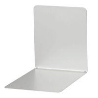 Maul serre-livres en métal avec support magnétique 14 x 12 x 14 cm (2 pièces) - argent 3506595 402282