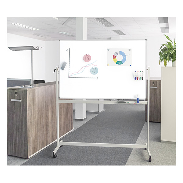 Maul tableau mobile standard réversible émaillé magnétique 150 x 100 cm 6460384 402258 - 2