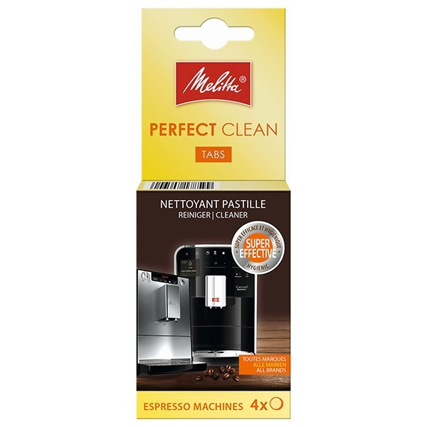 Melitta Perfect Clean pastilles nettoyantes pour machines à café (4 x 1,8 gramme) E-0025 SME00006 - 1