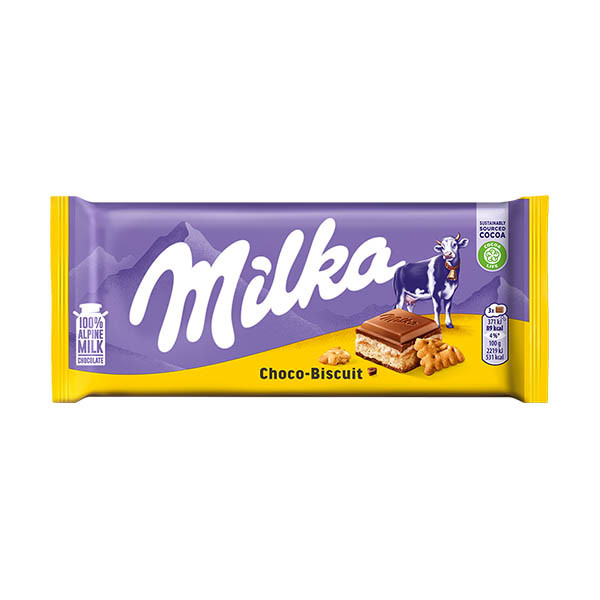 Milka Choco-Biscuit barre de chocolat 100 grammes 137192 - 1