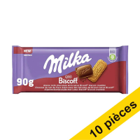 Offre : 10x Milka Choco-Lotus Biscoff barrre de chocolat 90 grammes