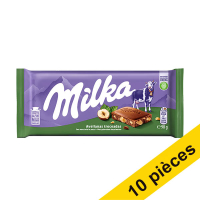 Offre : 10x  Milka Noisettes barre de chocolat 90 grammes