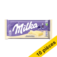 Offre : 10x Milka barre de chocolat blanc 90 grammes