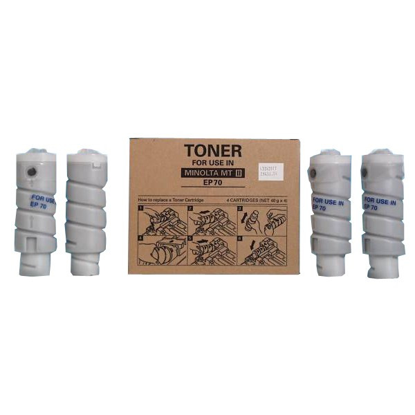 Minolta Konica Minolta 8931-621 toner EP 70 4 pièces (d'origine) - noir 8931-261 072086 - 1