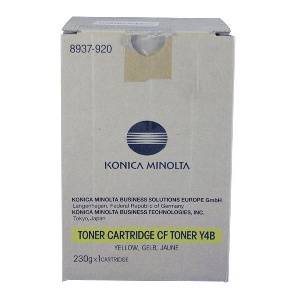 Minolta Konica Minolta 8937-920 Y4B toner (d'origine) - jaune 8937-920 072282 - 1