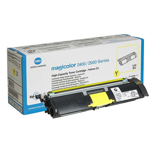 Minolta Konica Minolta A00W131 / 1710589-001 toner jaune (d'origine) 1710589-001 A00W131 032810 - 1