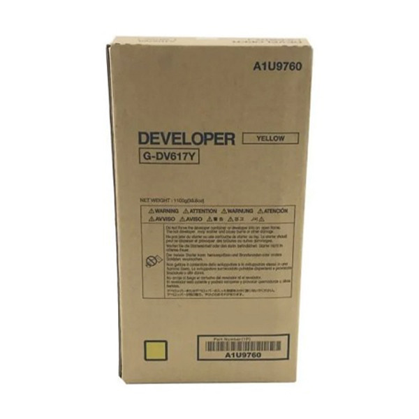 Minolta Konica Minolta DV-617Y (A1U9760) développeur (d'origine) - jaune A1U9760 073476 - 1