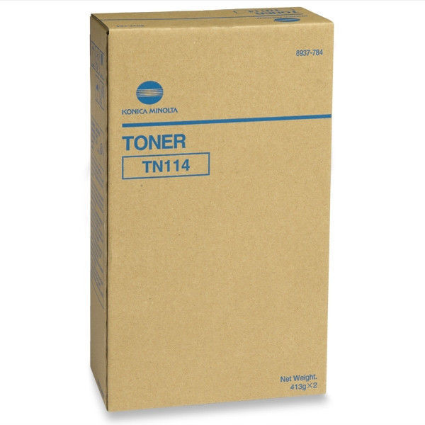 Minolta Konica Minolta TN-114 (8937-784) toner 2 pièces (d'origine) - noir 8937784 071905 - 1