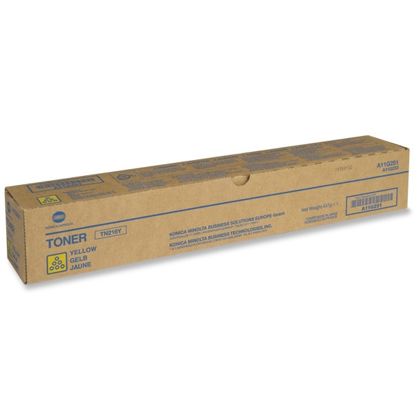 Konica Minolta TN-216Y (en A11G251) toner (d'origine) - jaune 072360 - 1
