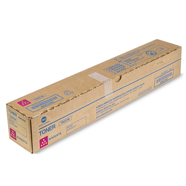 Minolta Konica Minolta TN-221M (A8K3350) toner (d'origine) - magenta A8K3350 072984 - 1