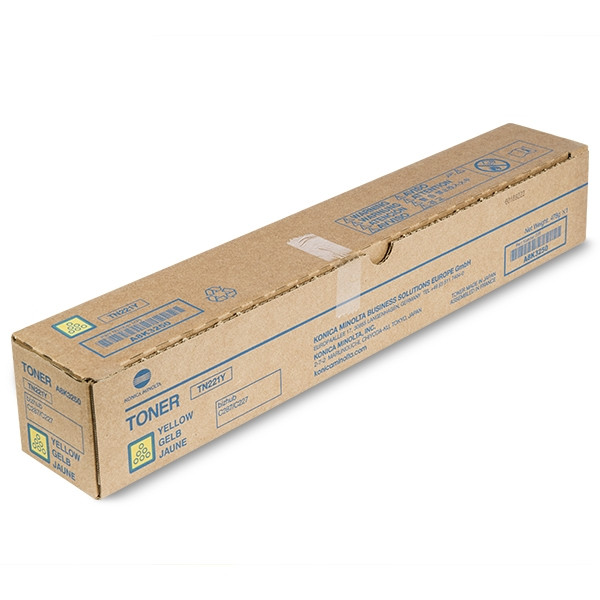 Konica Minolta TN-221Y (A8K3250) toner (d'origine) - jaune 902176 - 1