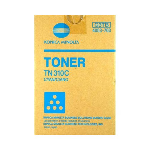 Minolta Konica Minolta TN-310C (4053-703) toner (d'origine) - cyan 4053-703 072098 - 1