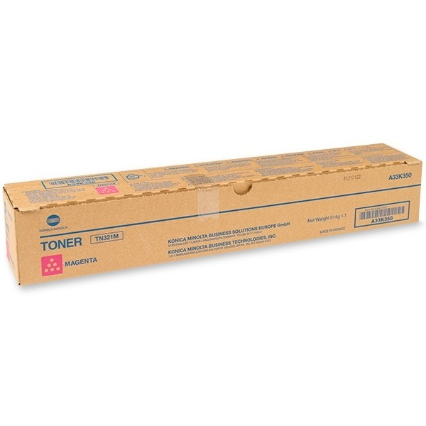 Minolta Konica Minolta TN-321M (A33K350) toner (d'origine) - magenta A33K350 901139 - 1