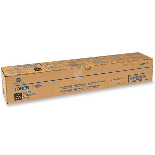 Minolta Konica Minolta TN-512K (A33K152) toner (d'origine) - noir A33K152 072674 - 1