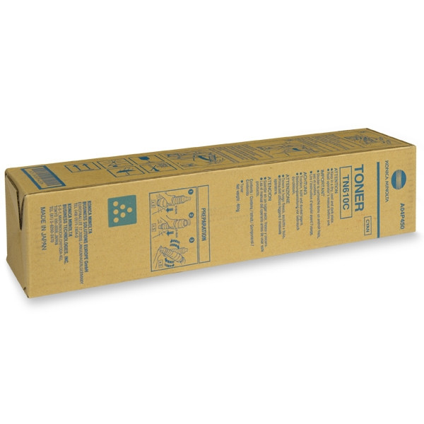 Minolta Konica Minolta TN-610C toner (d'origine) - cyan A04P450 072290 - 1