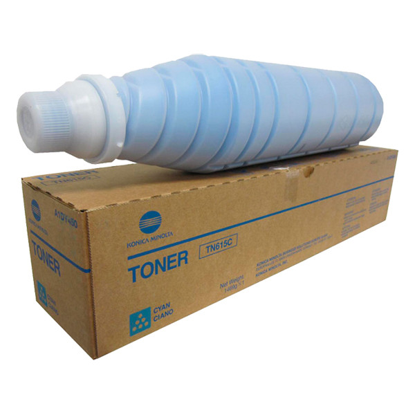 Minolta Konica Minolta TN-615C (A1DY450) toner (d'origine) - cyan A1DY450 072534 - 1