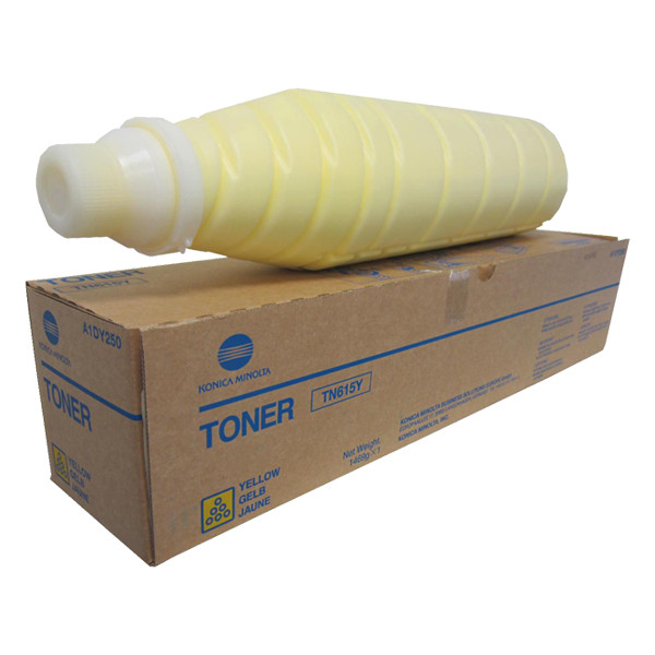 Minolta Konica Minolta TN-615Y (A1DY250) toner (d'origine) - jaune A1DY250 072538 - 1