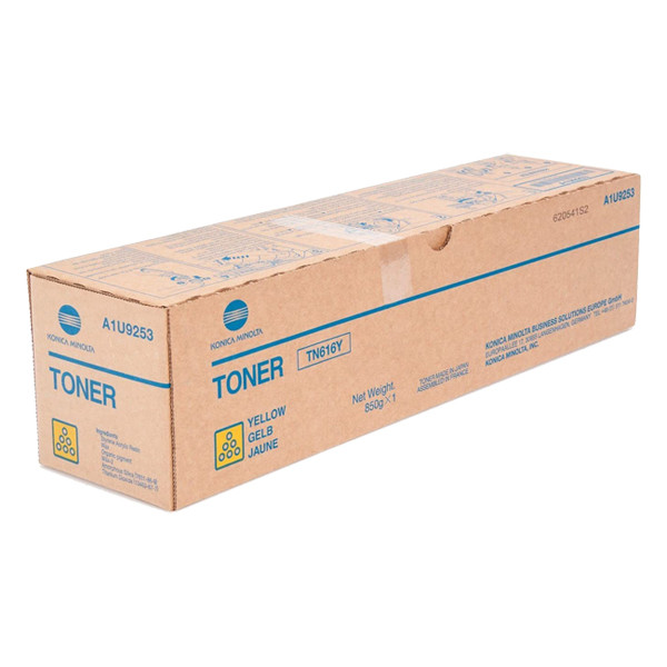 Minolta Konica Minolta TN-616Y (A1U9253) toner à haute capacité (d'origine) - jaune A1U9253 072930 - 1