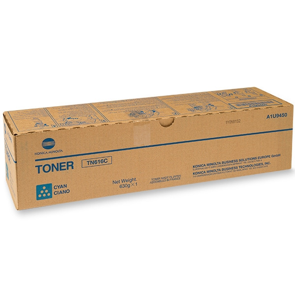 Minolta Konica Minolta TN-616c (A1U9450) toner (d'origine) - cyan A1U9450 072518 - 1