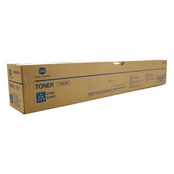 Minolta Konica Minolta TN-619c (A3VX450) toner (d'origine) - cyan A3VX450 072880 - 1