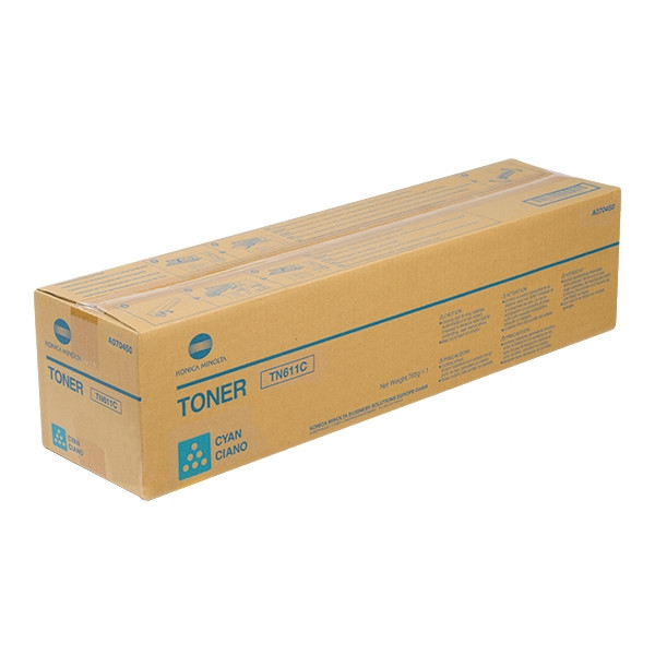 Minolta Konica Minolta TN611C toner (d'origine) - cyan A070450 072264 - 1