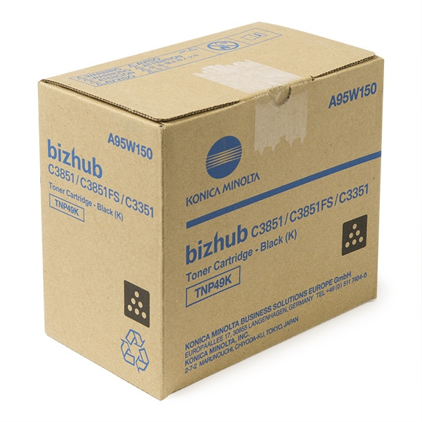 Minolta Konica Minolta TNP-49K (A95W150) toner (d'origine) - noir A95W150 032640 - 1