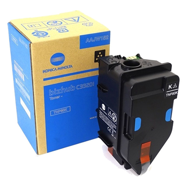 Konica Minolta TNP-80K (AAJW152) toner (d'origine) - noir 906432 - 1