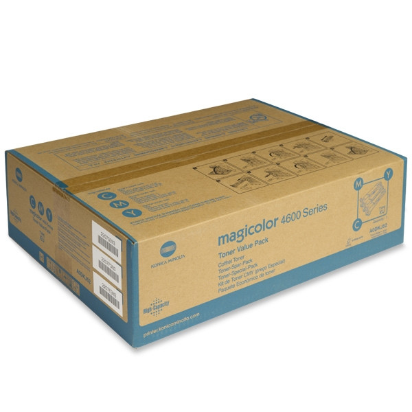 Minolta Konica Minolta toner A0DKJ52 ensemble de toners à haute capacité (d'origine) A0DKJ52 072152 - 1