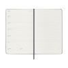 Moleskine Large agenda semainier 18 mois 2026-2027 à couverture rigide (ANGL) - bleu saphir 440039 - 3