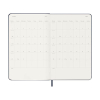 Moleskine Large agenda semainier 18 mois 2026-2027 à couverture rigide (ANGL) - bleu saphir 440039 - 4