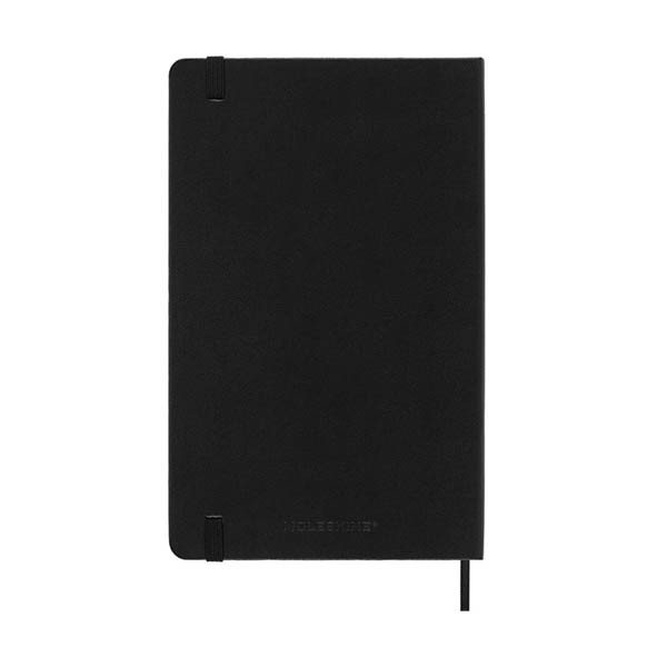Moleskine Large agenda semainier 18 mois 2026-2027 à couverture rigide (format paysage) ANGL - noir 440045 - 6