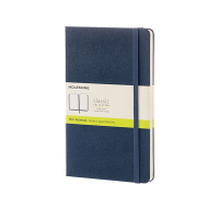 Moleskine Large carnet vierge couverture rigide - bleu IMQP062B20 313063
