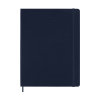 Moleskine XL 12 mois agenda semainier 2026 à couverture rigide (ANGL) - bleu saphir 262547 - 1