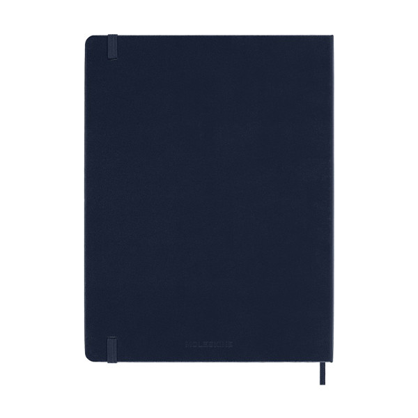 Moleskine XL 12 mois agenda semainier 2026 à couverture rigide (ANGL) - bleu saphir 262547 - 6