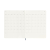 Moleskine XL 12 mois agenda semainier 2026 à couverture souple (ANGL) - bleu saphir 262549 - 4